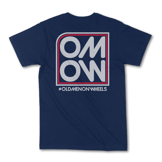 OldMenOnWheels - 2020 Logo Tee | navy